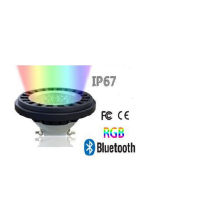 IP67 Waterproof Bluetooth Dimmable RGB LED Spotlight PAR36 AR111